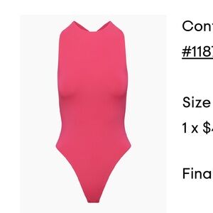 Aritzia contour cross over bodysuit